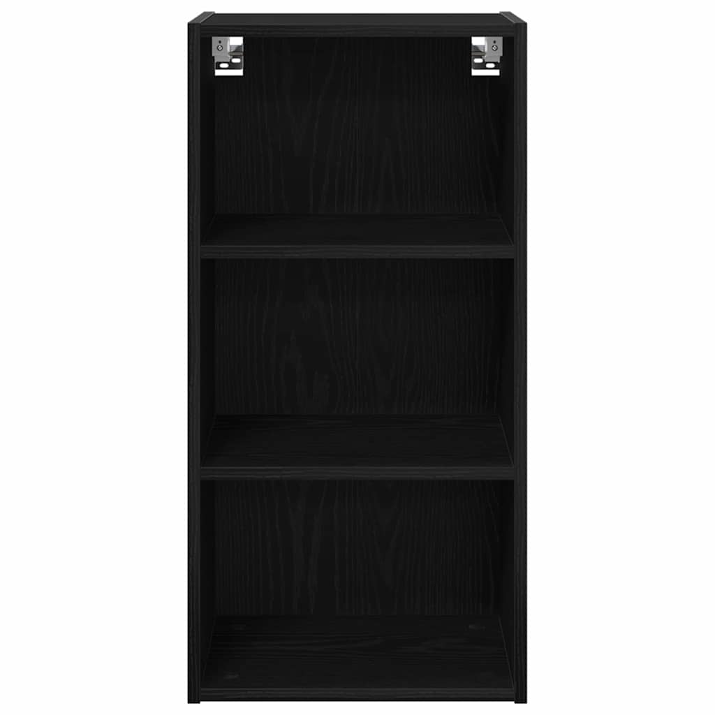 Hanging Cabinet Black Oak 40 x 29.5 x 80 cm Engineered Wood