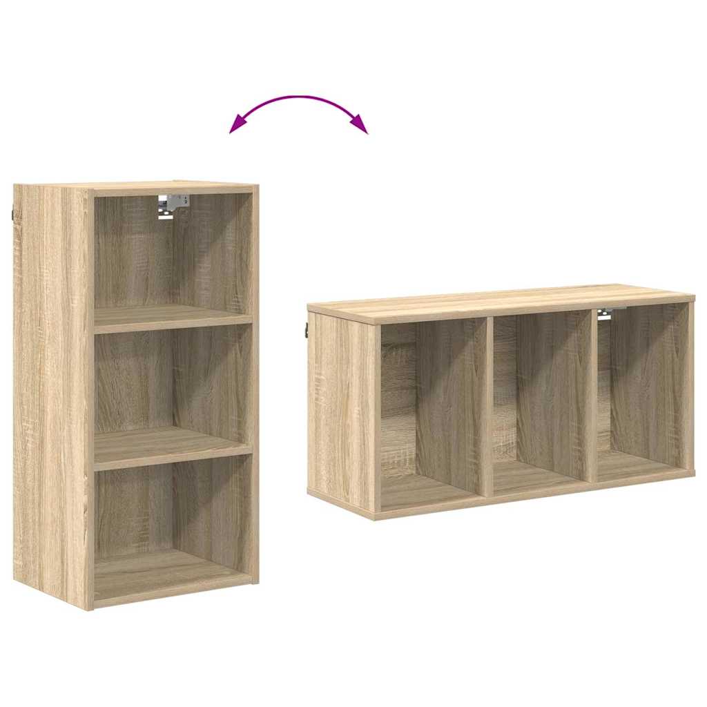 Hanging Cabinet Sonoma Oak 40 x 29.5 x 80 cm Engineered Wood