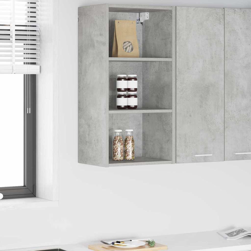 Hanging Cabinet Concrete Grey 40 x 29.5 x 80 cm Engineered Wood