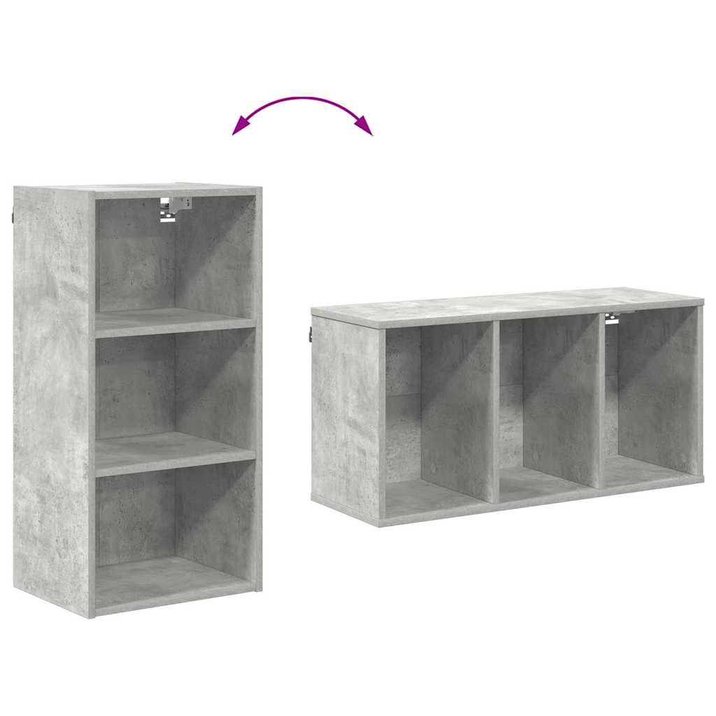 Hanging Cabinet Concrete Grey 40 x 29.5 x 80 cm Engineered Wood