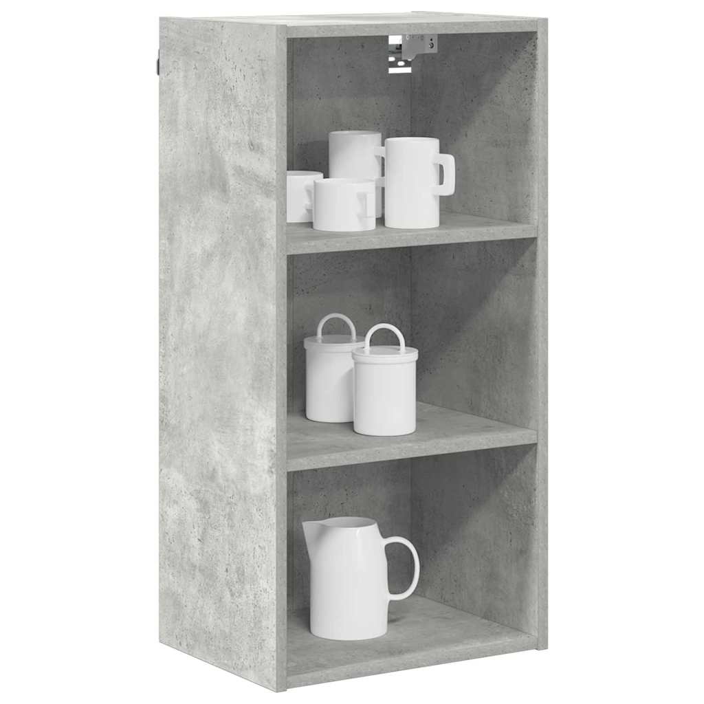 Hanging Cabinet Concrete Grey 40 x 29.5 x 80 cm Engineered Wood