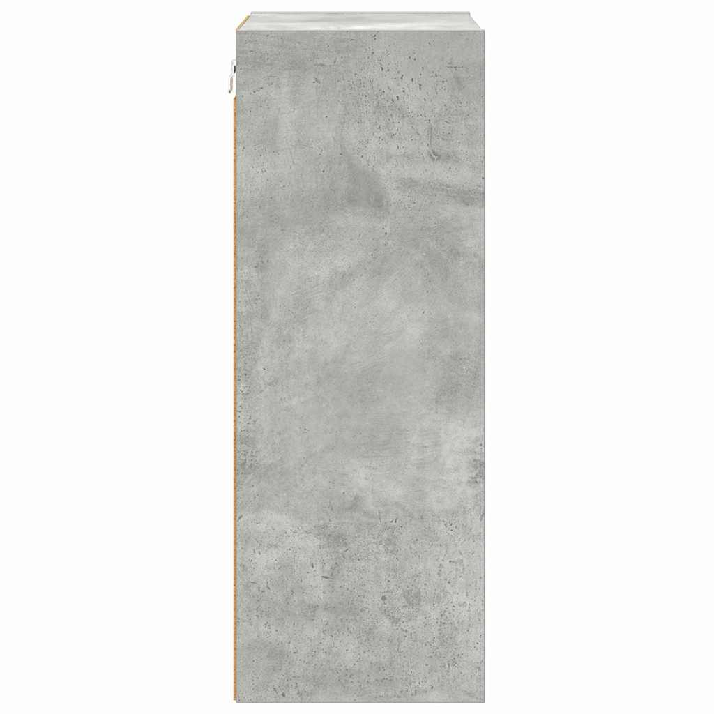 Hanging Cabinet Concrete Grey 40 x 29.5 x 80 cm Engineered Wood