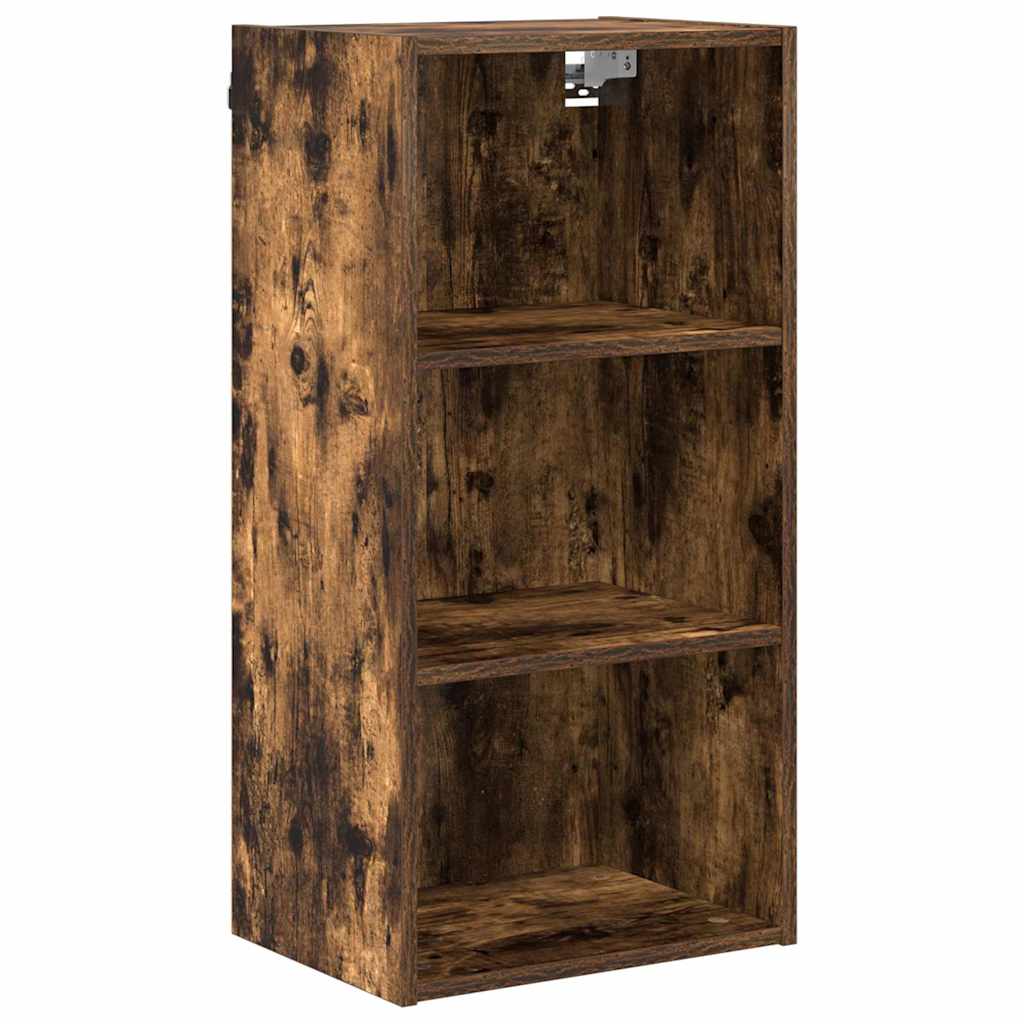 Hanging Cabinet Smoked Oak 40 x 29.5 x 80 cm Engineered Wood