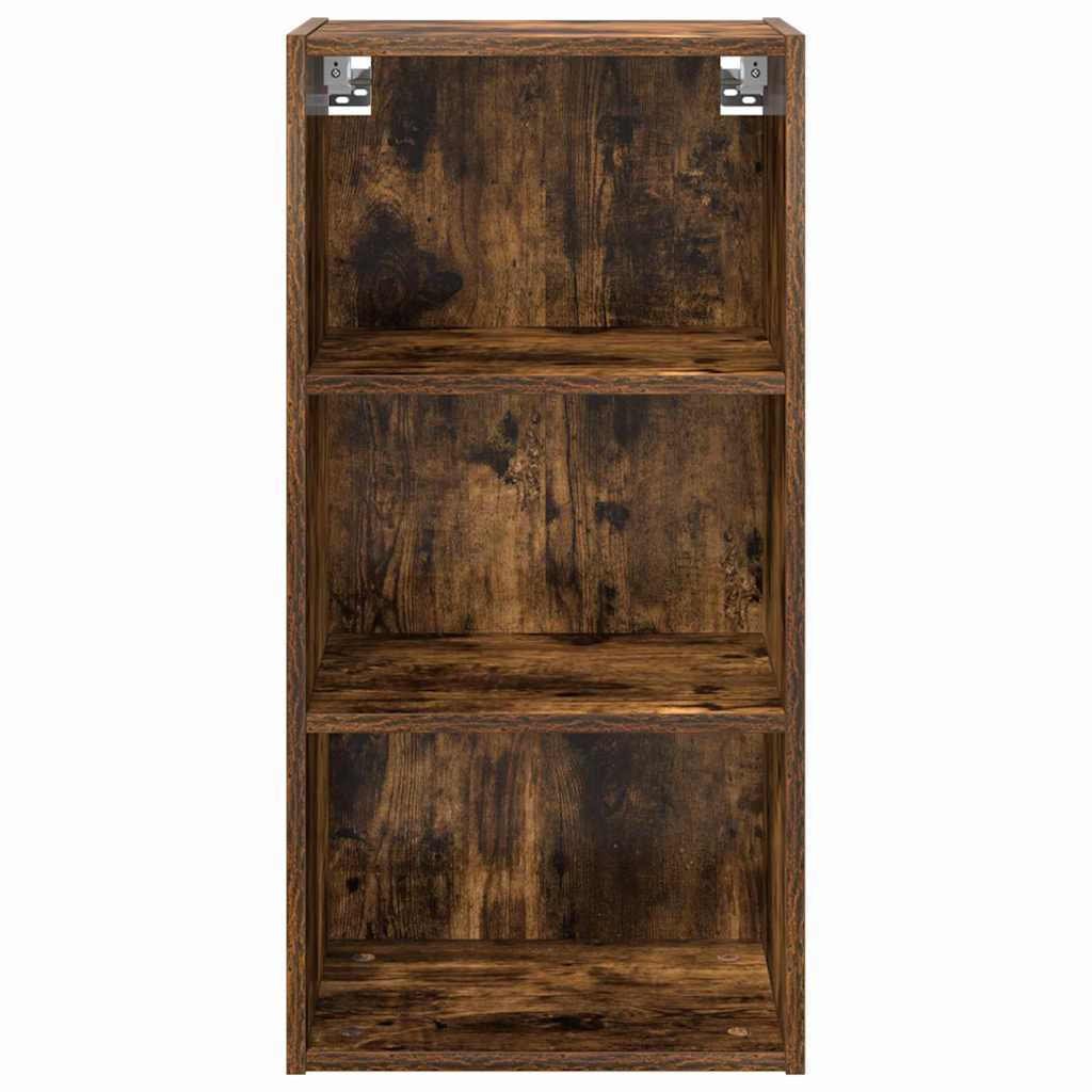 Hanging Cabinet Smoked Oak 40 x 29.5 x 80 cm Engineered Wood