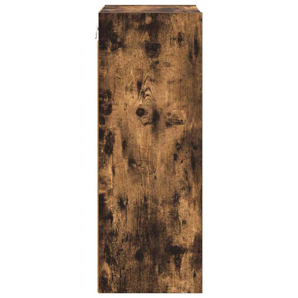 Hanging Cabinet Smoked Oak 40 x 29.5 x 80 cm Engineered Wood