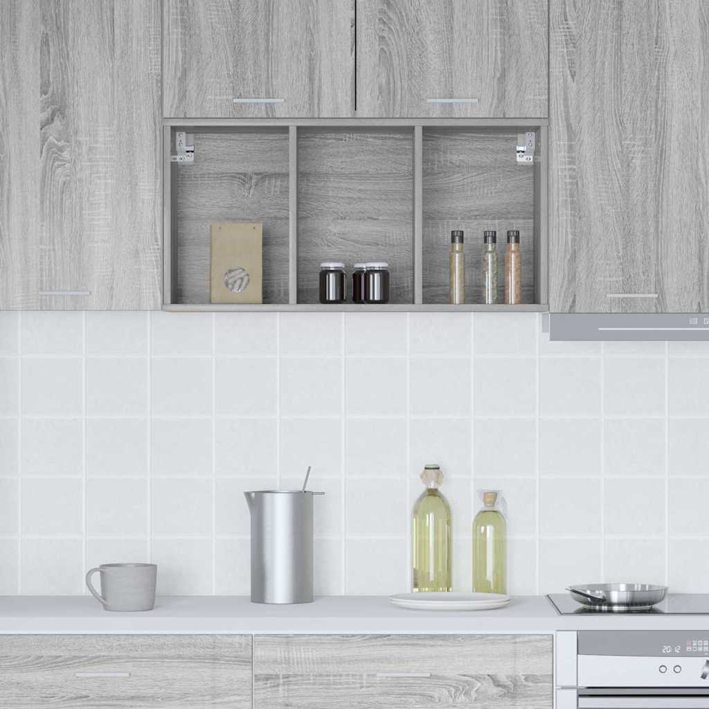 Hanging Cabinet Grey Sonoma 40 x 29.5 x 80 cm Engineered Wood