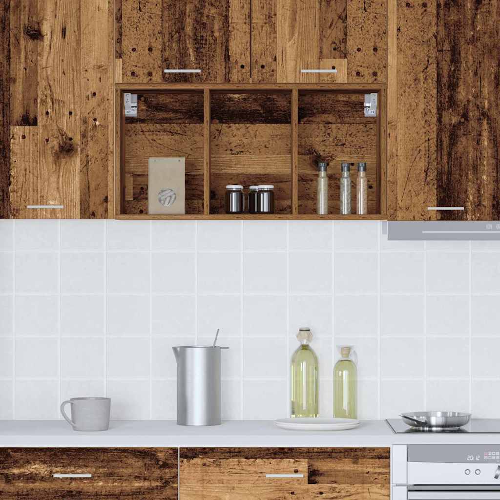 Hanging Cabinet Old Wood 40 x 29.5 x 80 cm Engineered Wood