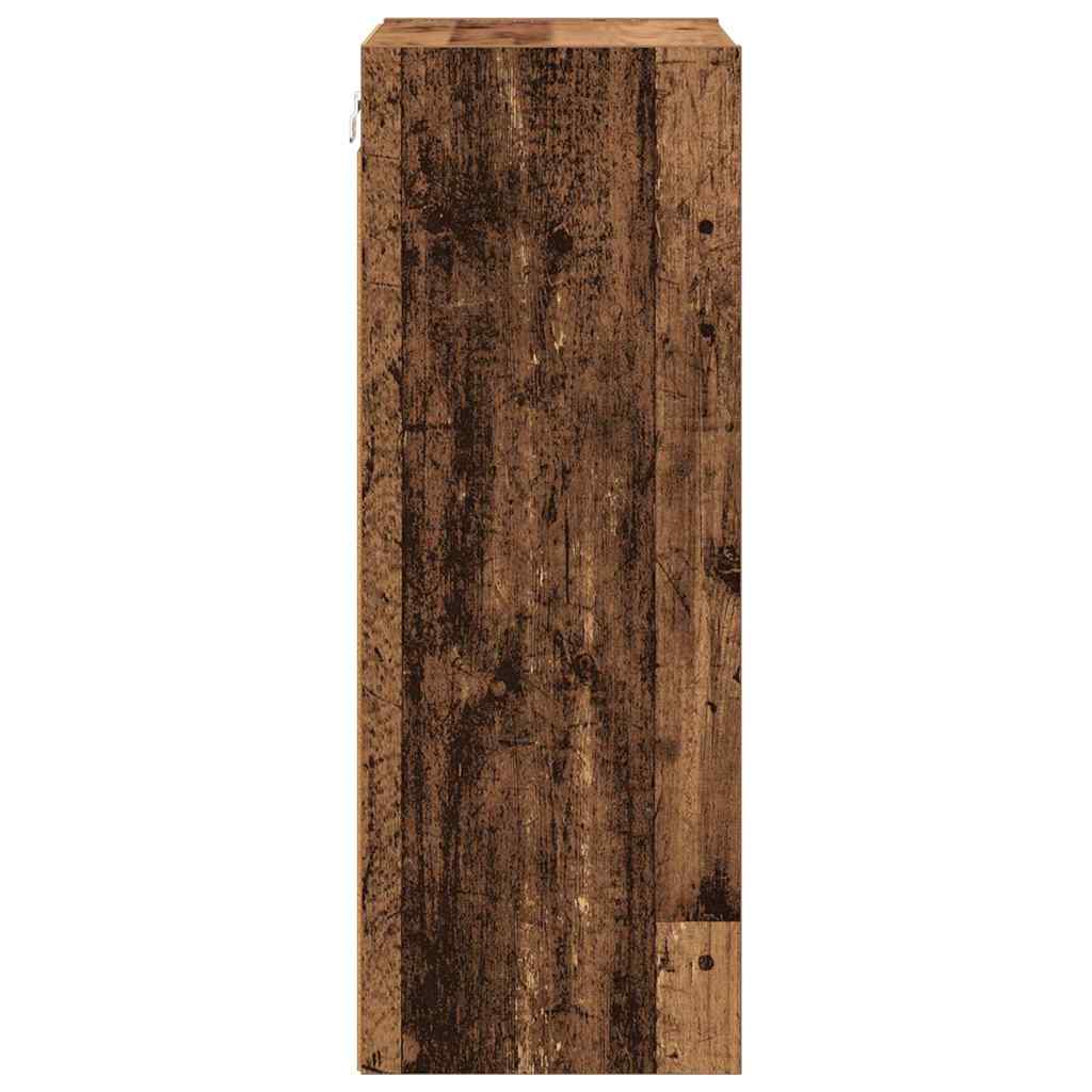 Hanging Cabinet Old Wood 40 x 29.5 x 80 cm Engineered Wood