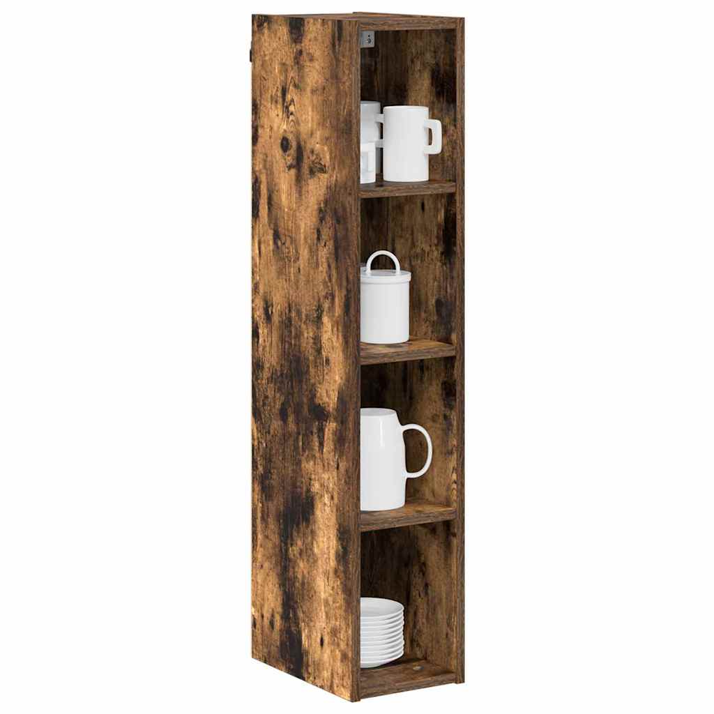 Hanging Cabinet Smoked Oak 20 x 29.5 x 100 cm Engineered Wood