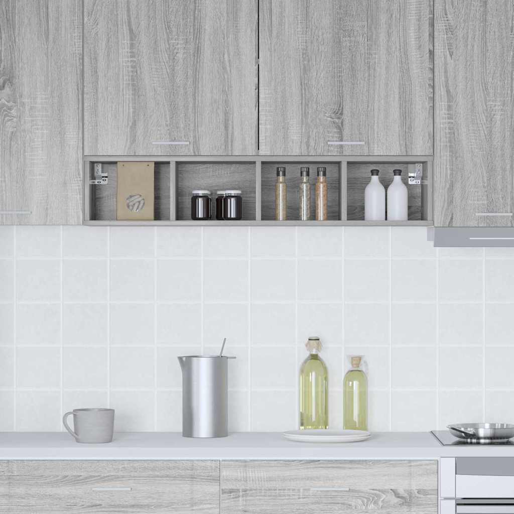 Hanging Cabinet Grey Sonoma 20 x 29.5 x 100 cm Engineered Wood