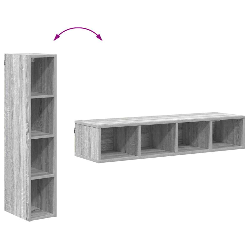 Hanging Cabinet Grey Sonoma 20 x 29.5 x 100 cm Engineered Wood
