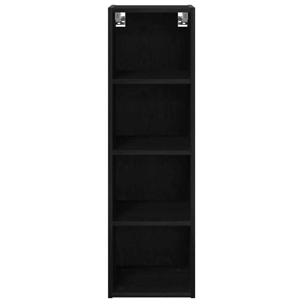 Hanging Cabinet Black Oak 30 x 29.5 x 100 cm Engineered Wood