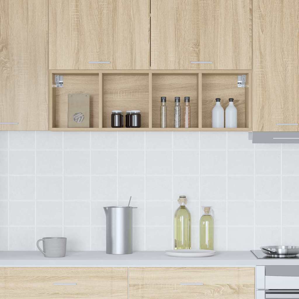 Hanging Cabinet Sonoma Oak 30 x 29.5 x 100 cm Engineered Wood
