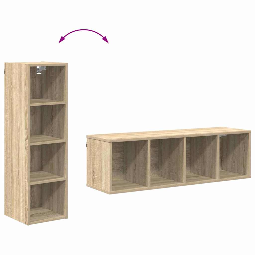 Hanging Cabinet Sonoma Oak 30 x 29.5 x 100 cm Engineered Wood
