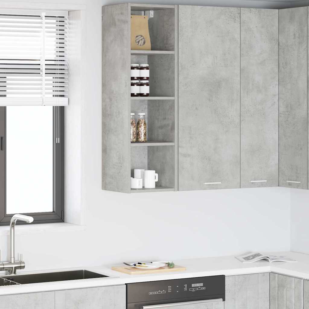 Hanging Cabinet Concrete Grey 30 x 29.5 x 100 cm