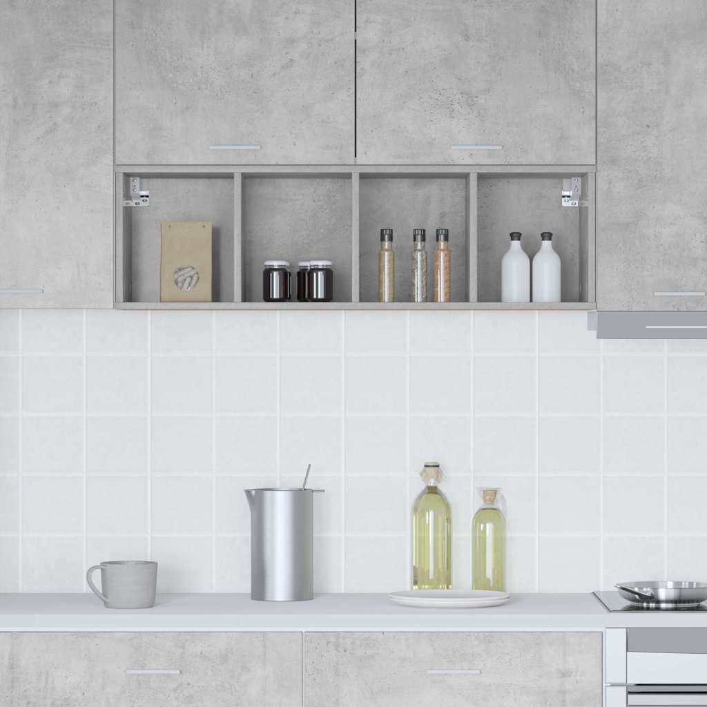 Hanging Cabinet Concrete Grey 30 x 29.5 x 100 cm