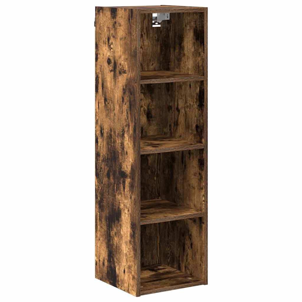Hanging Cabinet Smoked Oak 30 x 29.5 x 100 cm Engineered Wood