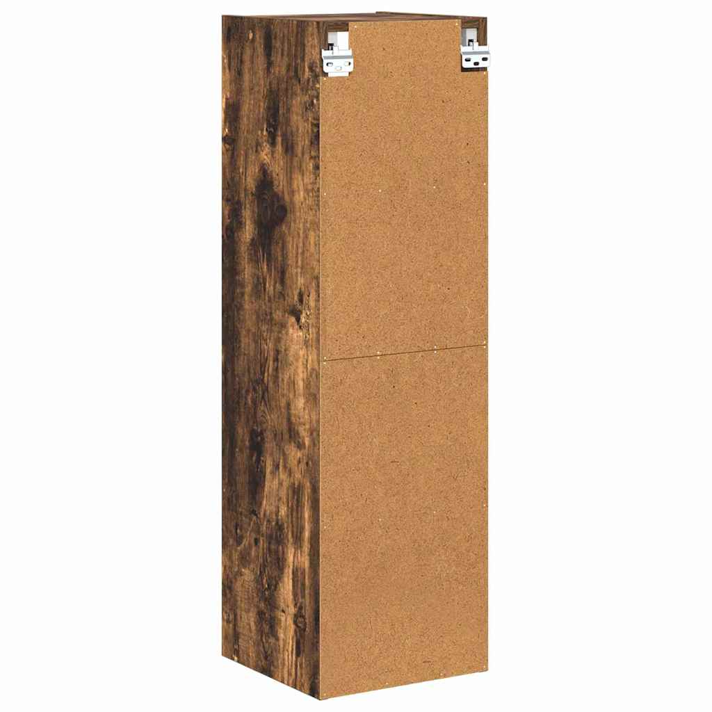 Hanging Cabinet Smoked Oak 30 x 29.5 x 100 cm Engineered Wood
