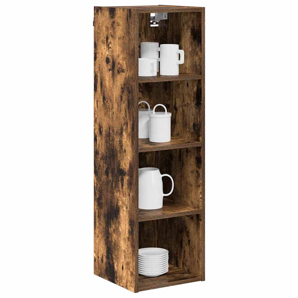 Hanging Cabinet Smoked Oak 30 x 29.5 x 100 cm Engineered Wood