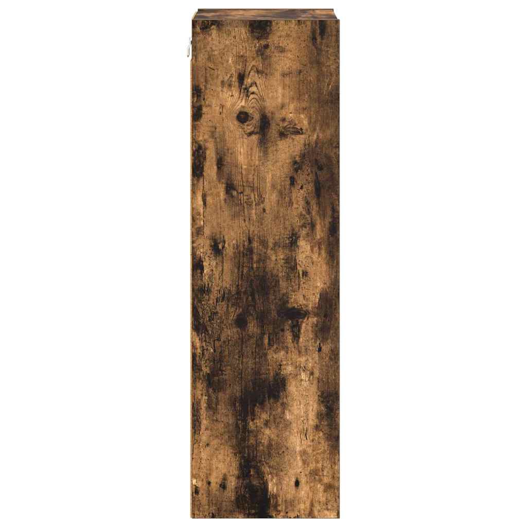 Hanging Cabinet Smoked Oak 30 x 29.5 x 100 cm Engineered Wood