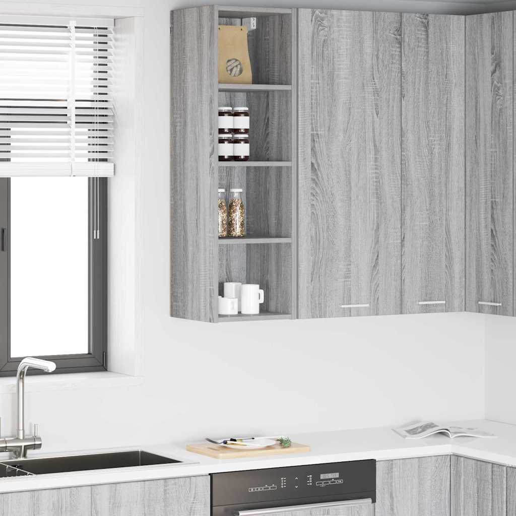 Hanging Cabinet Grey Sonoma 30 x 29.5 x 100 cm Engineered Wood