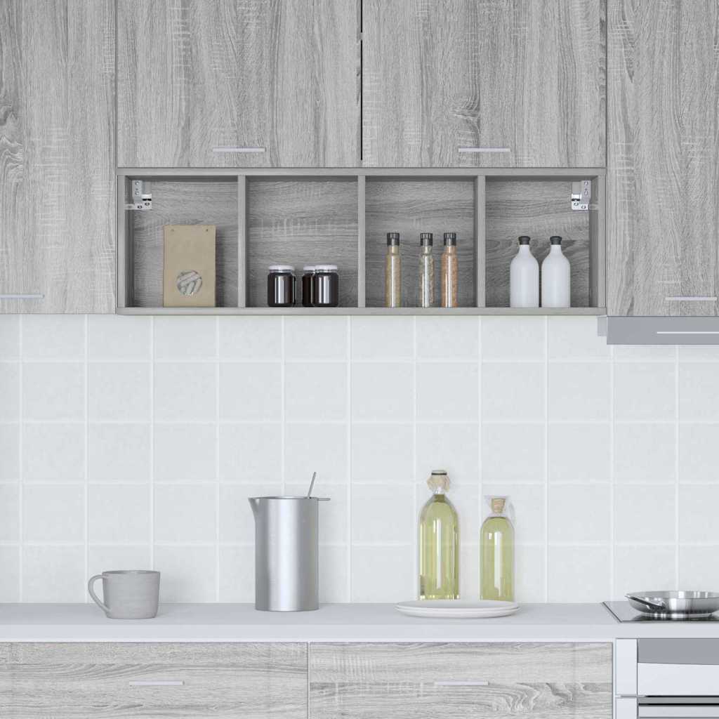 Hanging Cabinet Grey Sonoma 30 x 29.5 x 100 cm Engineered Wood