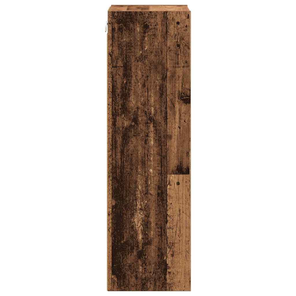 Hanging Cabinet Old Wood 30 x 29.5 x 100 cm Engineered Wood