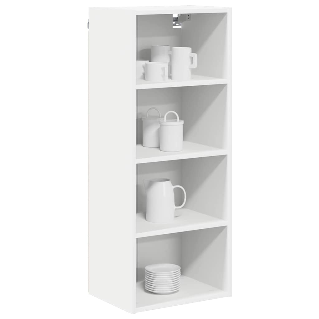 Hanging Cabinet White 40 x 29.5 x 100 cm Engineered Wood