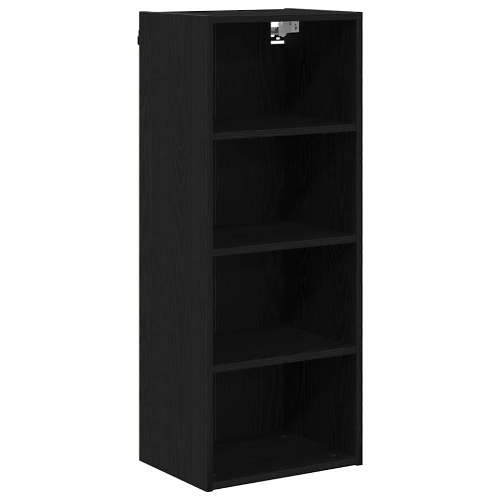 Hanging Cabinet Black Oak 40 x 29.5 x 100 cm Engineered Wood