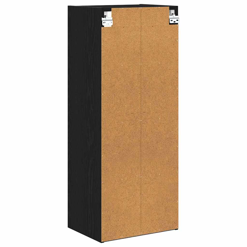 Hanging Cabinet Black Oak 40 x 29.5 x 100 cm Engineered Wood