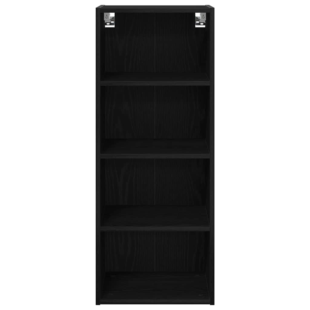 Hanging Cabinet Black Oak 40 x 29.5 x 100 cm Engineered Wood