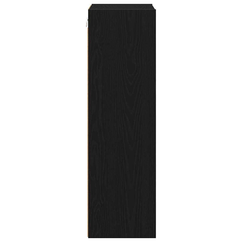 Hanging Cabinet Black Oak 40 x 29.5 x 100 cm Engineered Wood
