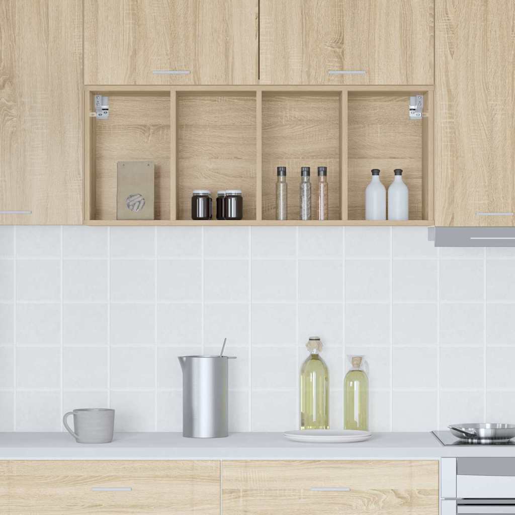 Hanging Cabinet Sonoma Oak 40 x 29.5 x 100 cm Engineered Wood