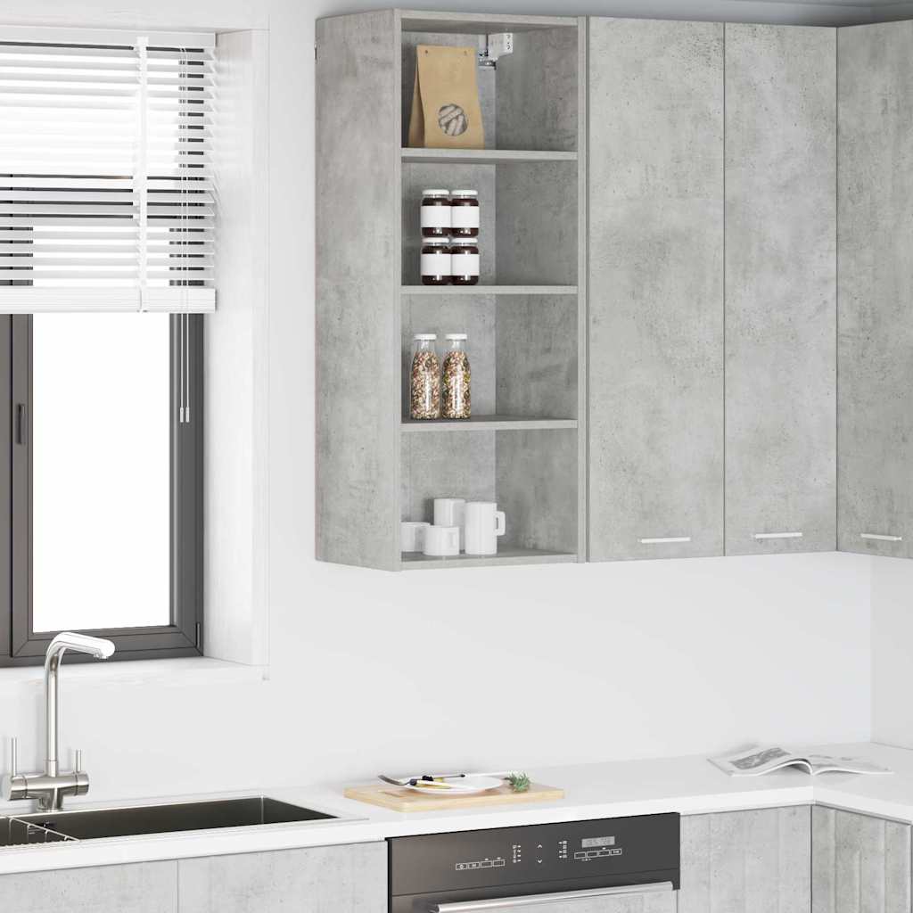 Hanging Cabinet Concrete Grey 40 x 29.5 x 100 cm