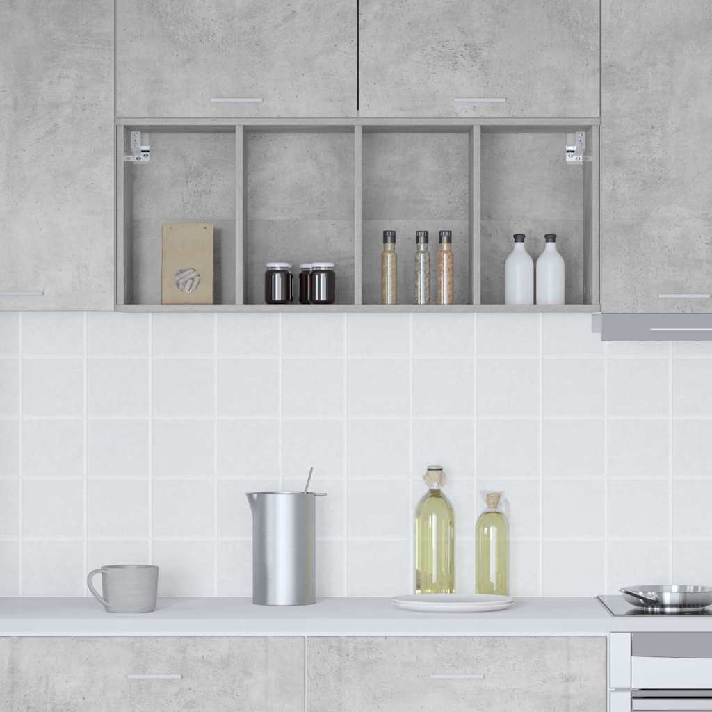 Hanging Cabinet Concrete Grey 40 x 29.5 x 100 cm