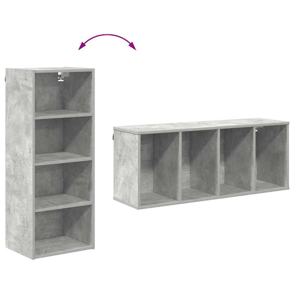 Hanging Cabinet Concrete Grey 40 x 29.5 x 100 cm