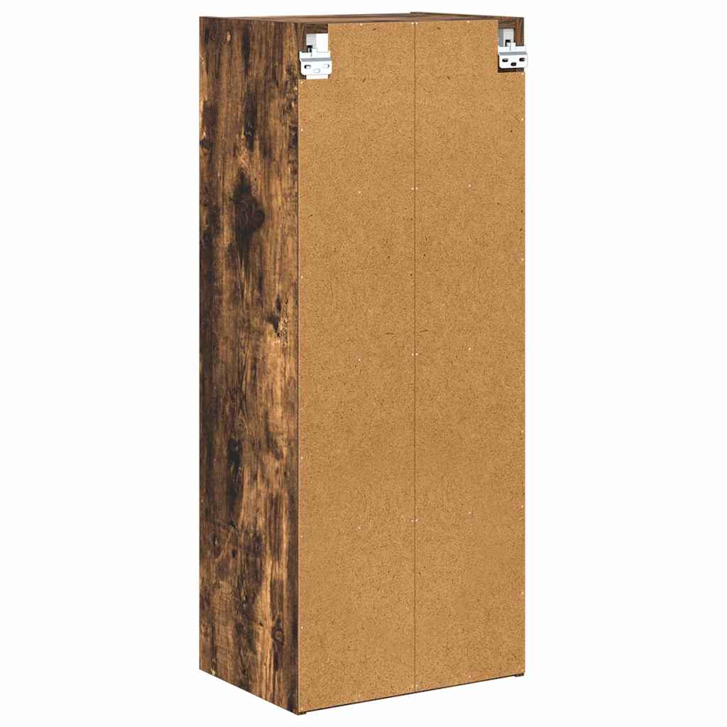Hanging Cabinet Smoked Oak 40 x 29.5 x 100 cm Engineered Wood