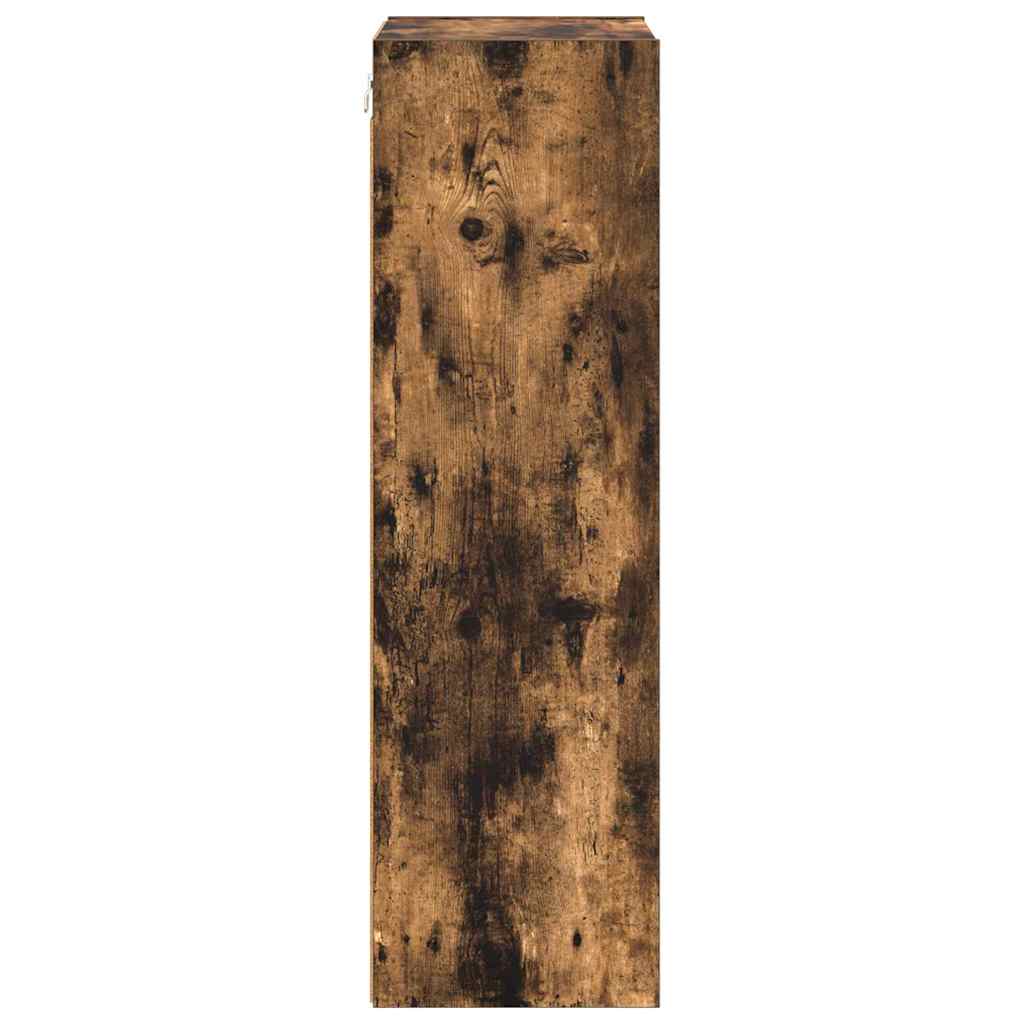 Hanging Cabinet Smoked Oak 40 x 29.5 x 100 cm Engineered Wood
