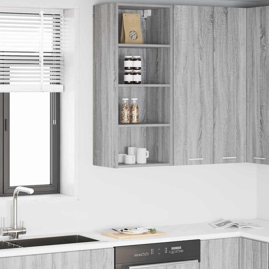 Hanging Cabinet Grey Sonoma 40 x 29.5 x 100 cm Engineered Wood