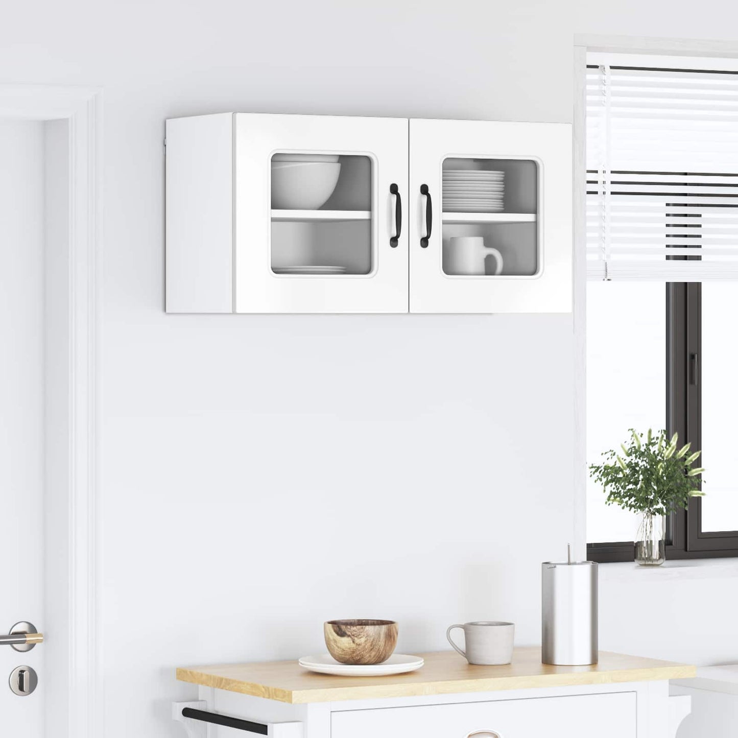 Dishwasher Panel Kalmar 2 pcs High Gloss White 40 x 31 x 40 cm