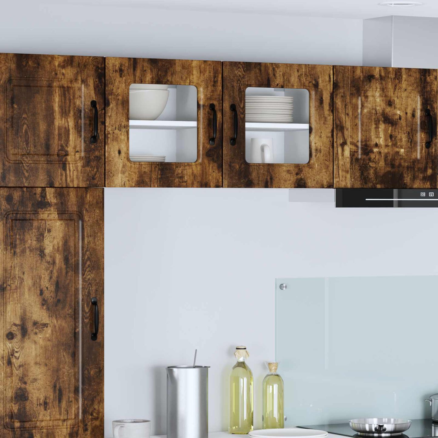 Dishwasher Panel Kalmar Smoked Oak 40 x 31 x 40 cm