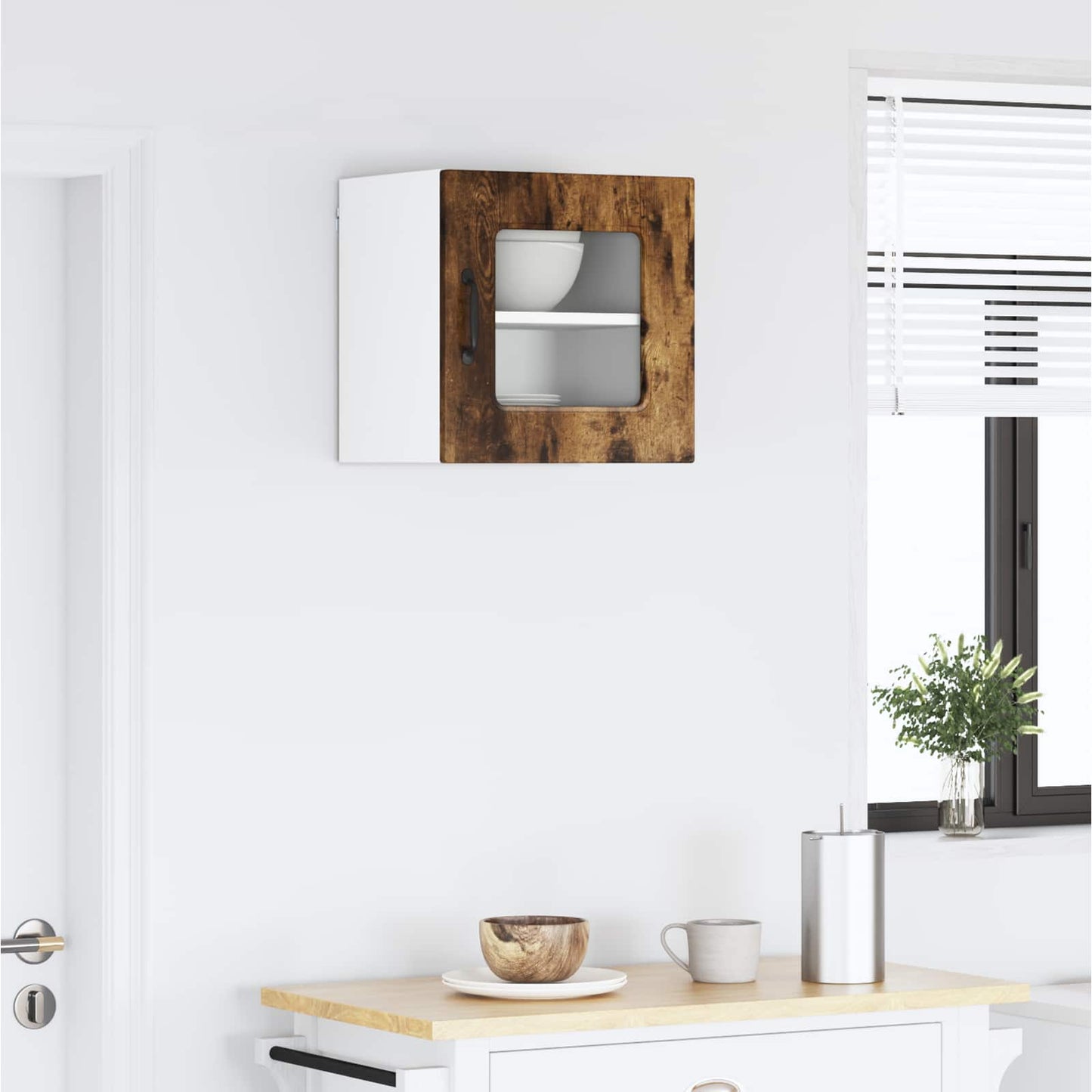 Dishwasher Panel Kalmar Smoked Oak 40 x 31 x 40 cm