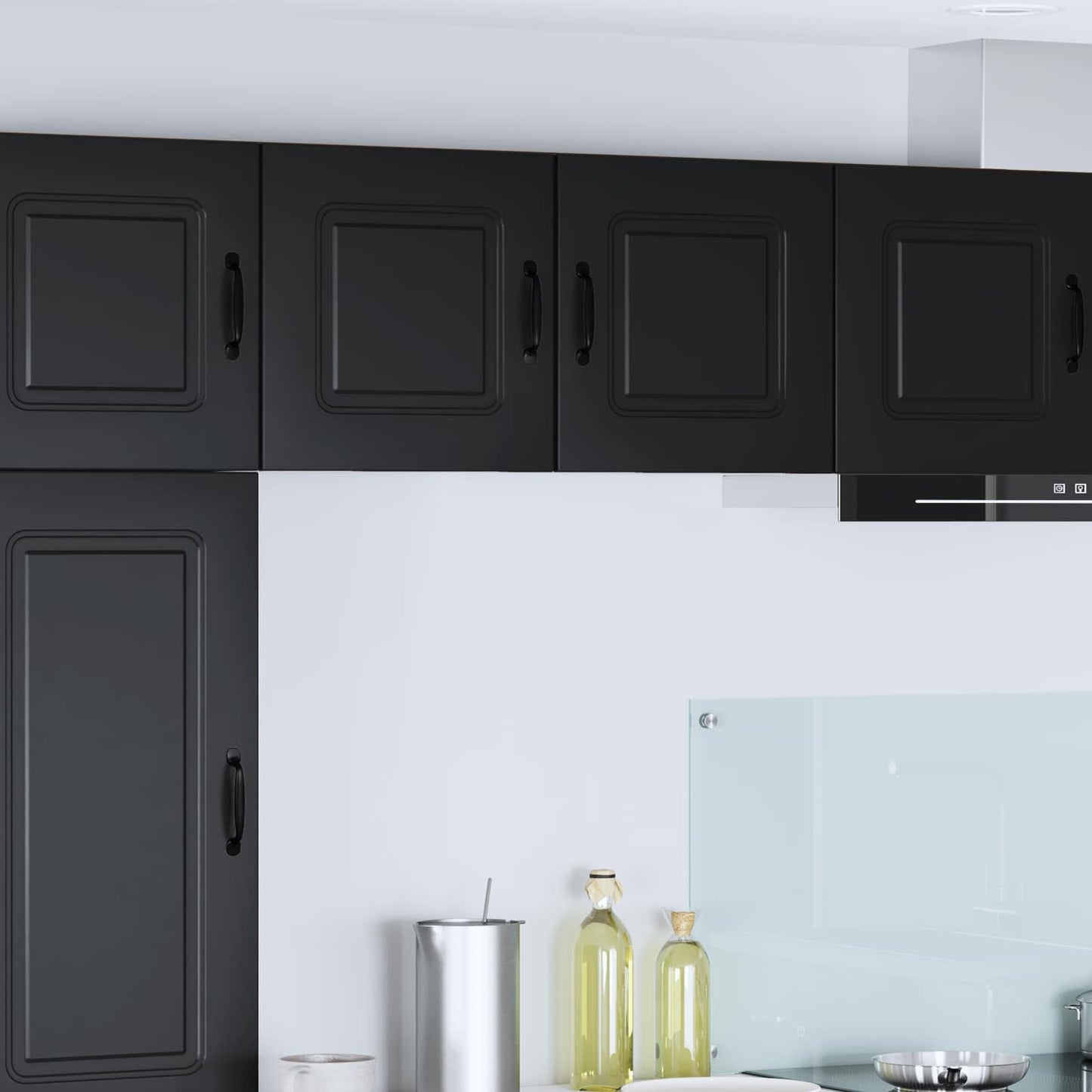 Dishwasher Panel Kalmar 2 pcs Black 40 x 31 x 40 cm