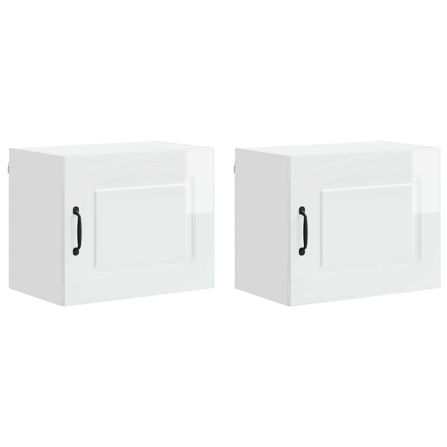 Dishwasher Panel Kalmar 2 pcs High Gloss White 50 x 31 x 40 cm
