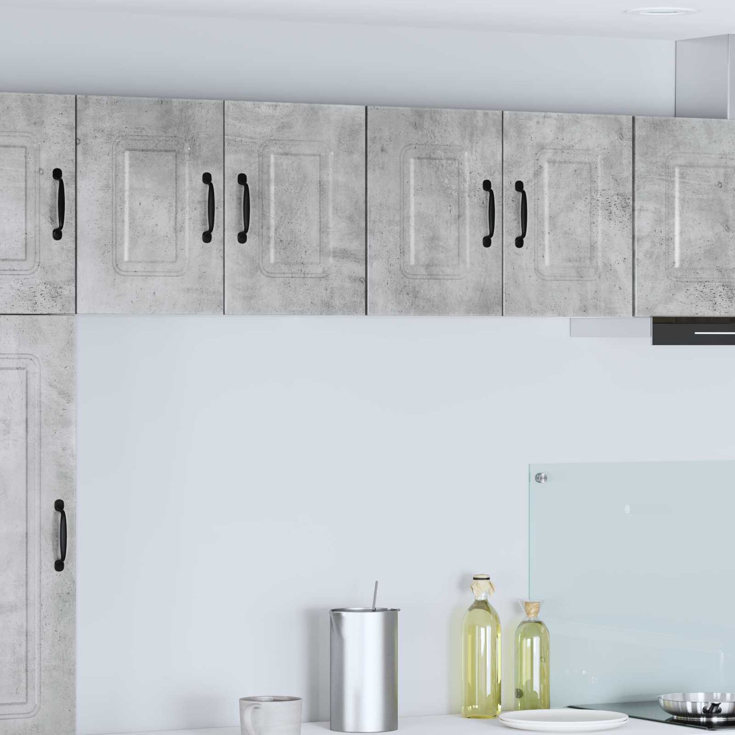 Dishwasher Panel Kalmar 2 pcs Concrete Grey 60 x 31 x 40 cm