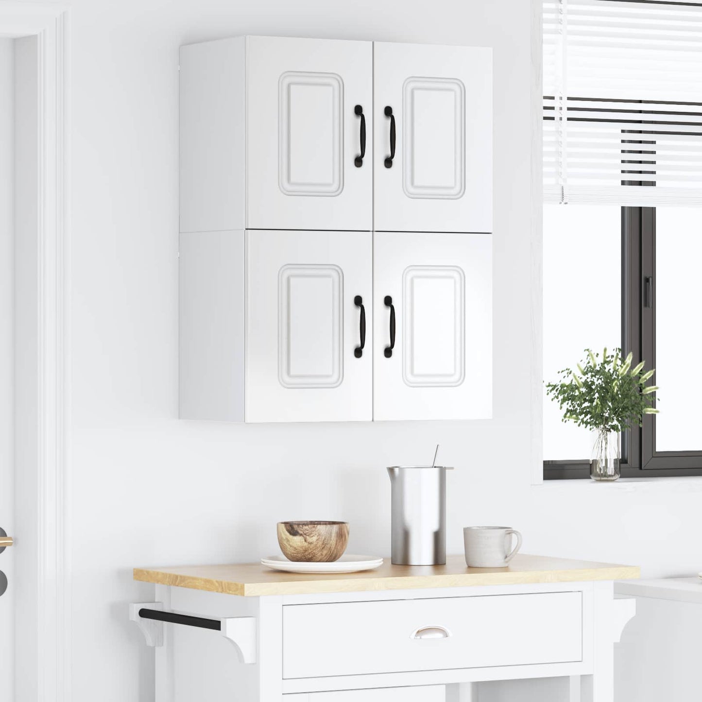 Dishwasher Panel Kalmar 2 pcs High Gloss White 60 x 31 x 40 cm