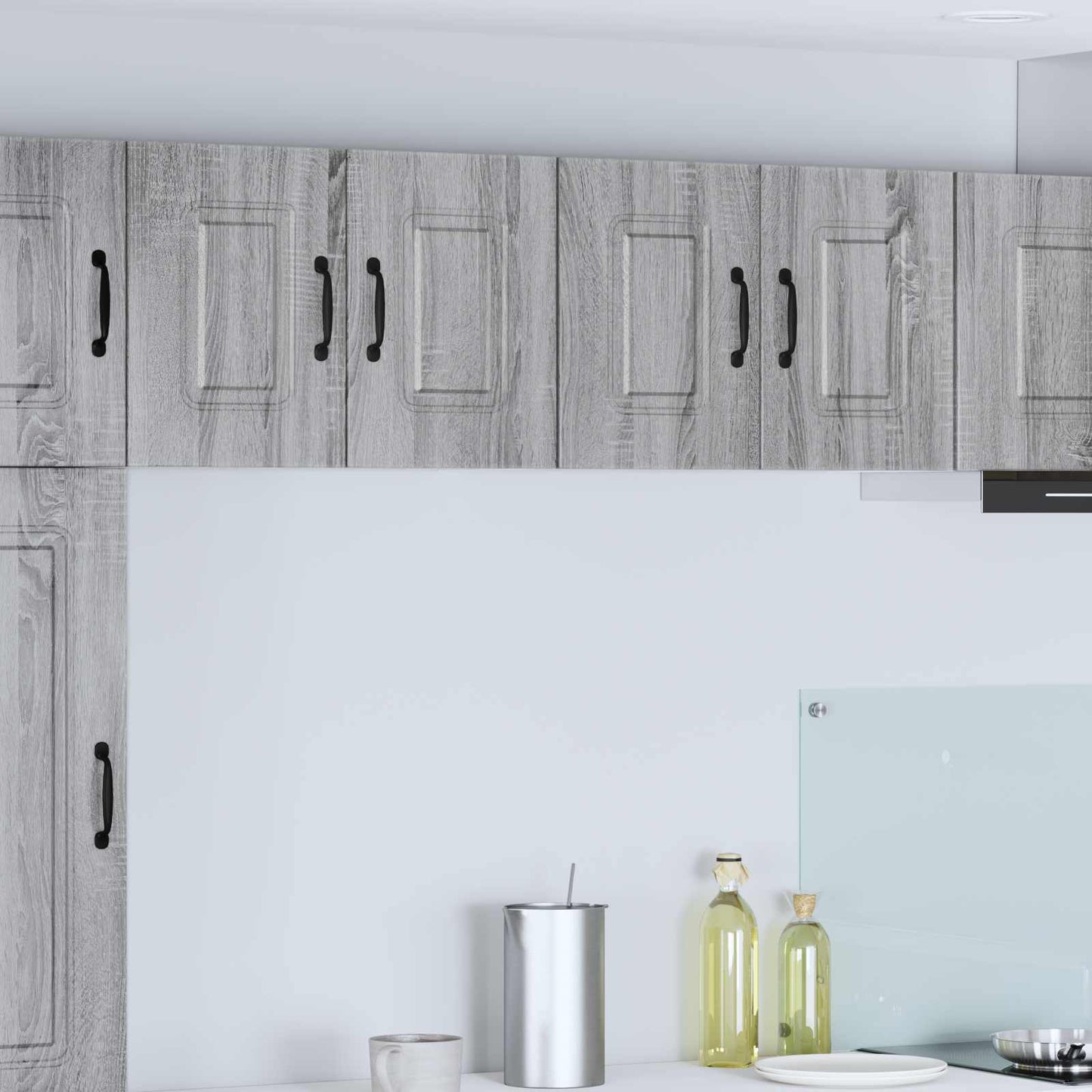 Dishwasher Panel Kalmar 2 pcs Grey Sonoma Engineered Wood