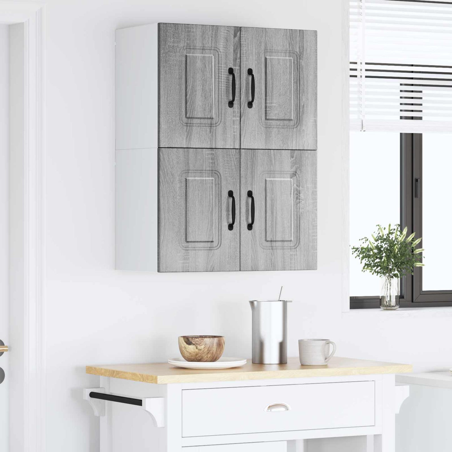 Dishwasher Panel Kalmar 2 pcs Grey Sonoma Engineered Wood