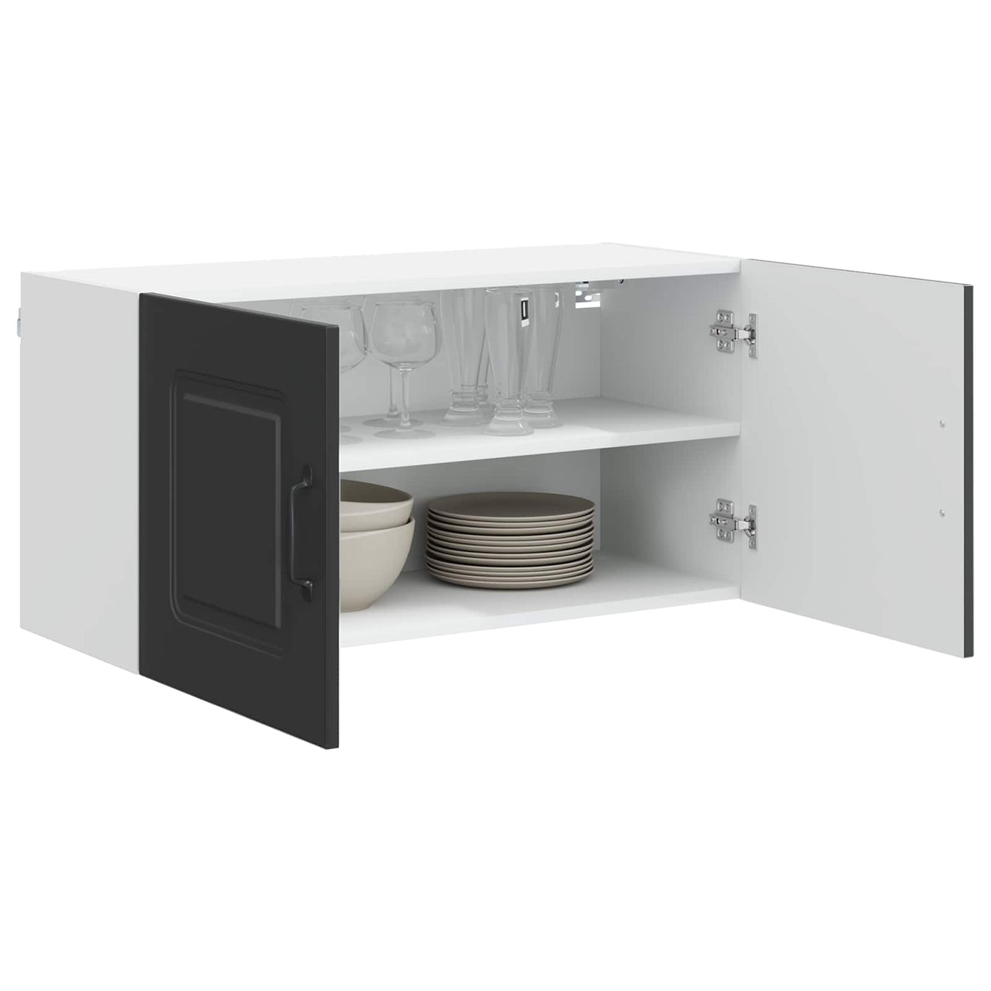 Dishwasher Panel Kalmar Black 80 x 31 x 40 cm Engineered Wood