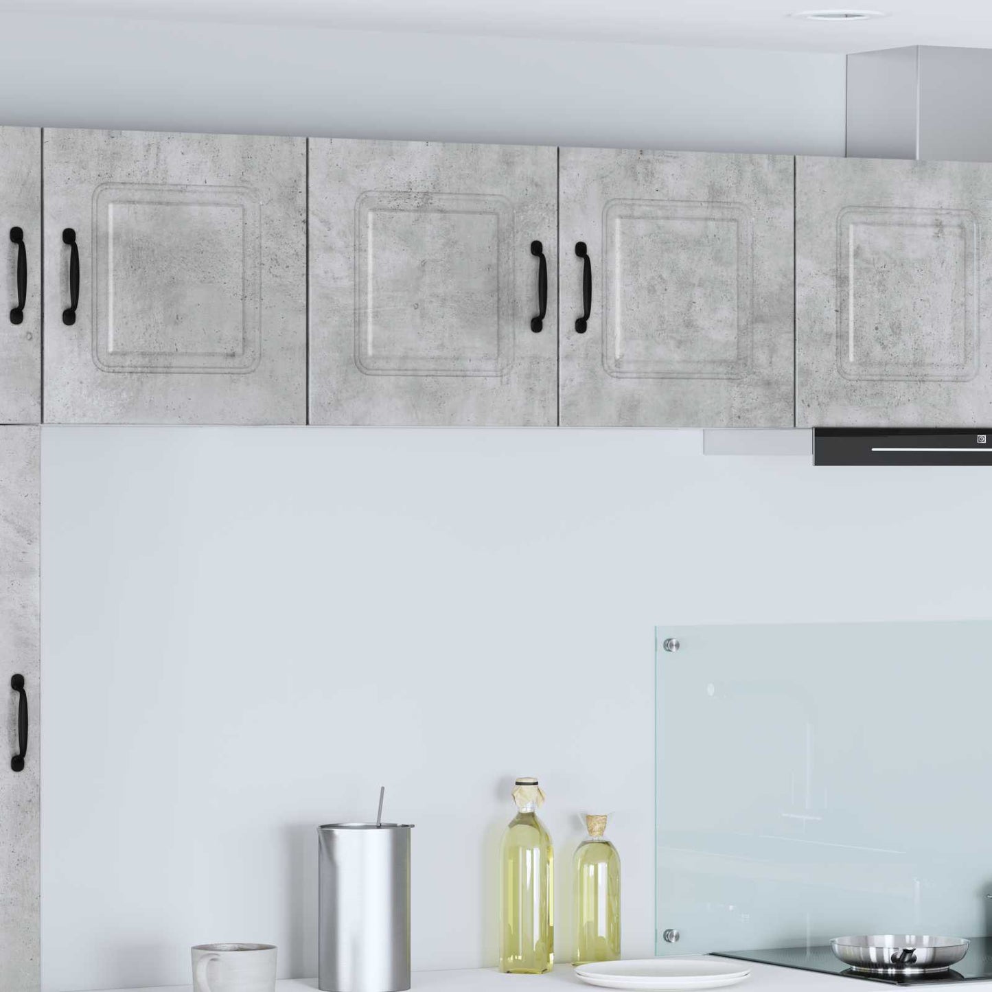 Dishwasher Panel Kalmar Concrete Grey 80 x 31 x 40 cm